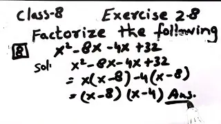 Factorize the following equation