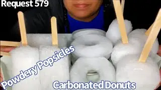 Ice ASMR | Request 579 - Powdery Popsicles | Carbonated Donuts