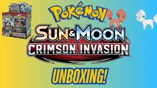 POK&Eacute;MON Sun & Moon Crimson Invasion Unboxing!! #Pokemon #CCG #TCG