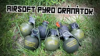 Airsoft PYRO gránátok - TAGinn, Pyrosoft, Enola Gaye teszt