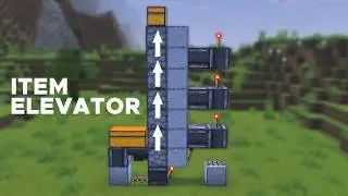 ITEM ELEVATOR Minecraft Bedrock Pocket Edition 1.21++