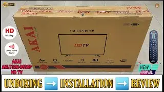 AKAI AKLT32N-D53SP 2022 || 32 Inch Full Hd Led Tv Unboxing And Review || Best Budget Tv in 2022