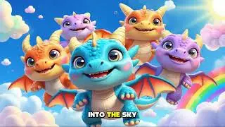 Five Brave Dragons Make Counting Fun 🐉 | Fun Counting & Kids Song | Nursery Rhymes & Baby Songs