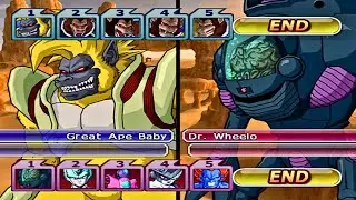 Team MONKEY VS Team ROBOTS/SEMI-ROBOTS (COM VS COM) | Dragon Ball Z BT3 Gameplay 4k Epic Battle