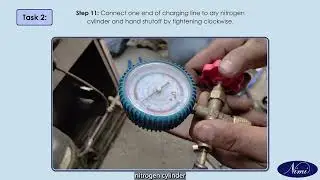 Cleaning and flushing of evaporator and condenser with dry nitrogen | NIMI | DIGITAL | MALAYALAM |