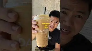 ☕️ Experiencing the Unique Egg COFFEE - A Vietnamese American Favorite! #coffee #drinks