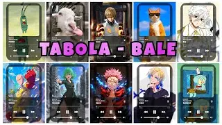 Tabola Bale Versi - Tatsumaki, Kucing, Kambing, Kaiser, Genos, Sukuna, Squidward, Plankton, Nagi