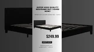 SUPER HIGH-QUALITY BEDFRAME BUY YOURS NOW!!