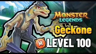 Geckone (Level 100) Mythical Monster Legends