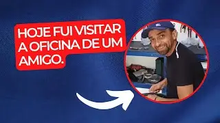 Hoje fui visitar  a oficina do meu amigo CLAUDINEI |Conhecido como CARRAPICHO.|
