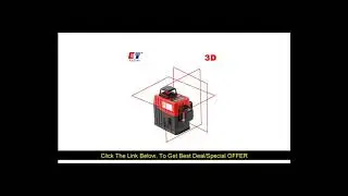 The Latest Kaitian 3D Laser Level 12 Lines Profissional Red Line Self-Leveling 360 Horizontal Verti