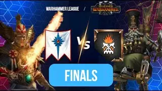 Czarix (High Elves) vs SiPa (Chaos Dwarves) Game 1 - FINALS - Warhammer League #1