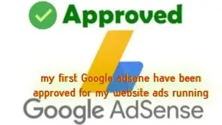 Google adsense approved for website (WordPress website ads) my account active