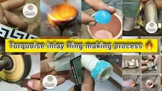 I Made a Ring Out of Turquoise and Resin | We Made a Turquoise Inlay Ring (DIY) | #viral #jewellery 
