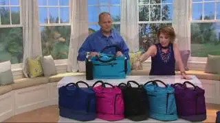 CoolBag Secure Lockable Anti-Theft Storage Travel Tote on QVC