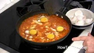 SHAKSHUKA - Tomatoes and Eggs Recipe