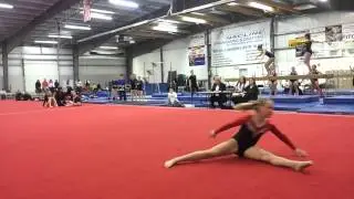 Kaylee's 9.7 floor routine at Winter Spirit (Xcel Diamond)