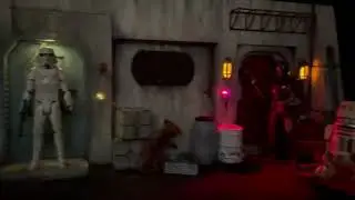 The Mandalorian Nevarro Alley at Night sixth scale diorama by Legacy Arts
