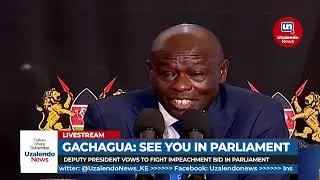 I Will Not Resign -- Gachagua Stands His Ground