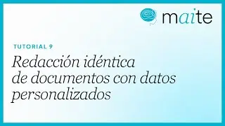 Redactar Documentos Legales Personalizados con Maite.ai | Tutorial