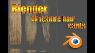 How to easily create hair texture in blender tutorial #3dmodeling #cgi #timeline #hair #cards