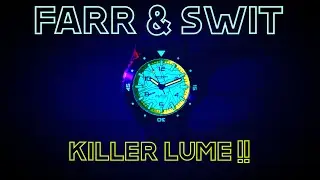 Farr & Swit WayFinder - Fully Lumed DIal and Bezel Out Of Control LUME!!! American Assembled!!!