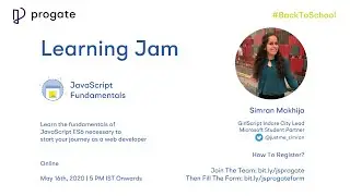 Progate Learning Jam: JavaScript Fundamentals