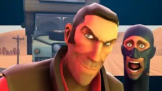 Sniper runs over Spy | TF2 [SFM]