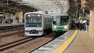 小田急線 狛江駅 発着・通過場面集（ホームドア設置前）