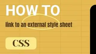 CSS-Link to an external style sheet