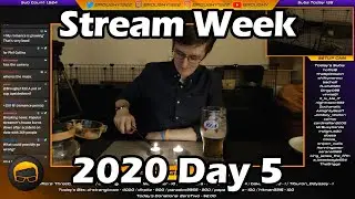 Stream Week 2020 Day 5! Date Night With Broughy! Eating & Cooking Together!