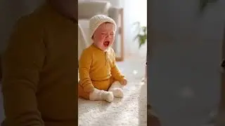 Crying Baby Stops When Dog Brings Her Puppy 🥹 Instant Calm Magic #babies #dogs #puppies