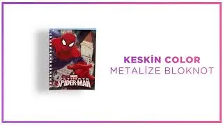Keskin Color Spiderman Metalize Bloknot