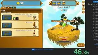 Clicker Heroes - [World Record] 1 Hero to Level 50 Speedrun (1:52.85) (Mouse Keys)