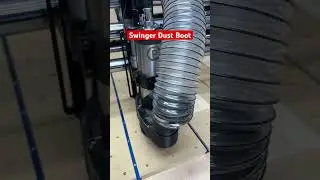 Swinger dust boot on the OneFinity CNC