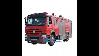 Sinotruk Howo 8 ton dry powder foam tender fire truck for sale Philippines