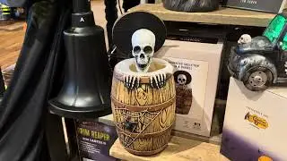 Tekky Design Animated &ldquo;Skeleton In Barrel&rdquo; Demo | Cracker Barrel Halloween 2025