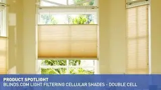 Blinds.com Светофильтрующие сотовые шторы - Двойные ячейки