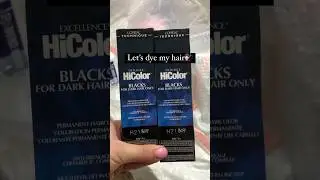 Redying my hair black with hicolor L&rsquo;Or&eacute;al💇🏻&zwj;♀️#haircolor#dyinghair#hairstyle#salon#sallybeauty