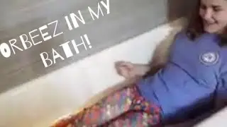 Orbeez bath challenge!