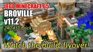 [#65] Broville v11.2 Build and Flyover in Lego Minecraft