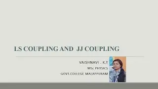 2.L S coupling & J J coupling