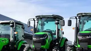 Five tractors have been produced and are about to be shipped.#tractor #farming