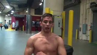 Jason Tsirtsis (Arizona State) after Rd 2 win at 149 lbs at 2018 NCAA