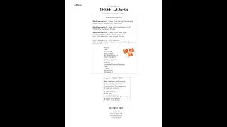 Three Laughs for Concert Band/Percussion Feature (Lipner/Mallinson)