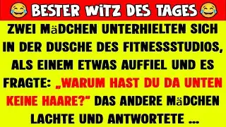 😂Witz des Tages | „Zwei Mädchen, eine Dusche und ein urkomisches Gespräch über ‚Haare‘!“