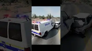 Zoomin in a police van