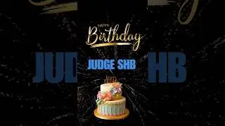 Happy birthday judge shb #judge #happybirthdaywishes #birthday #happybirthdaytoyou #happy