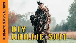 NEW! DIY - Ghillie Suit for Survival, Bow Hunting or Bug Out - Custom Camo YOU Can Make at Home!