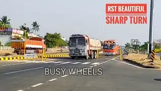 RST beautiful Sharp Cut On way to nagercoil | RST VOLVO | busy wheels | #shorts